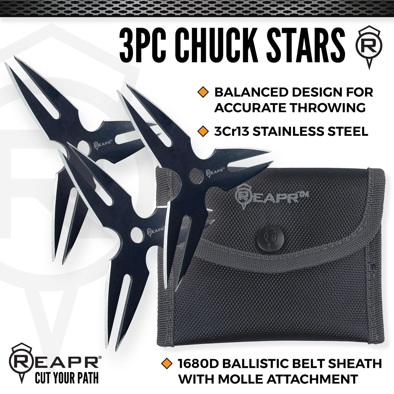 ◆ 3-PIECE CHUCK STAR SET