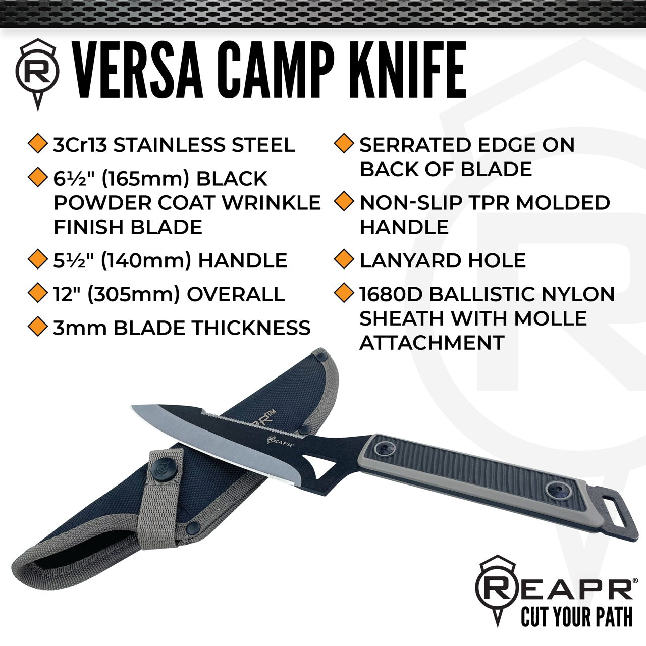 ◆ VERSA CAMP KNIFE