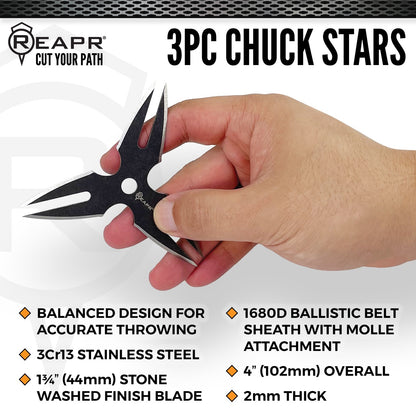 ◆ 3-PIECE CHUCK STAR SET